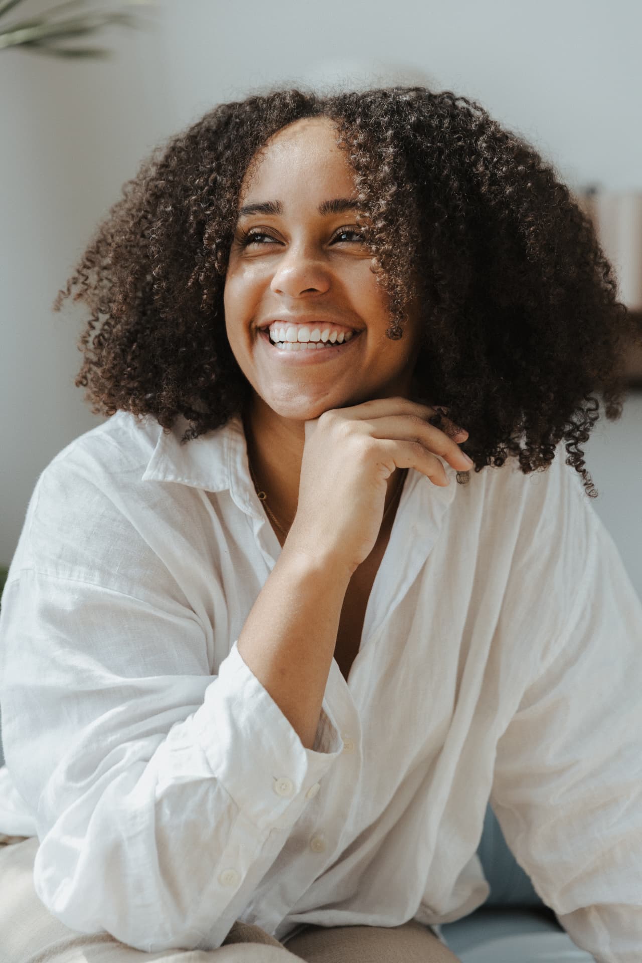 Jessica Joseph, founder of Soul Therapy, seated in the studio